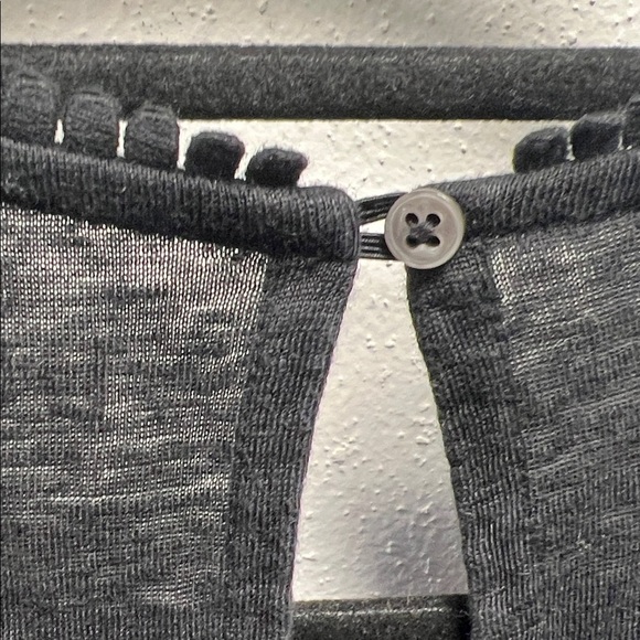 LOFT Elegant Black Flutter Sleeve Blouse - Picture 5 of 5